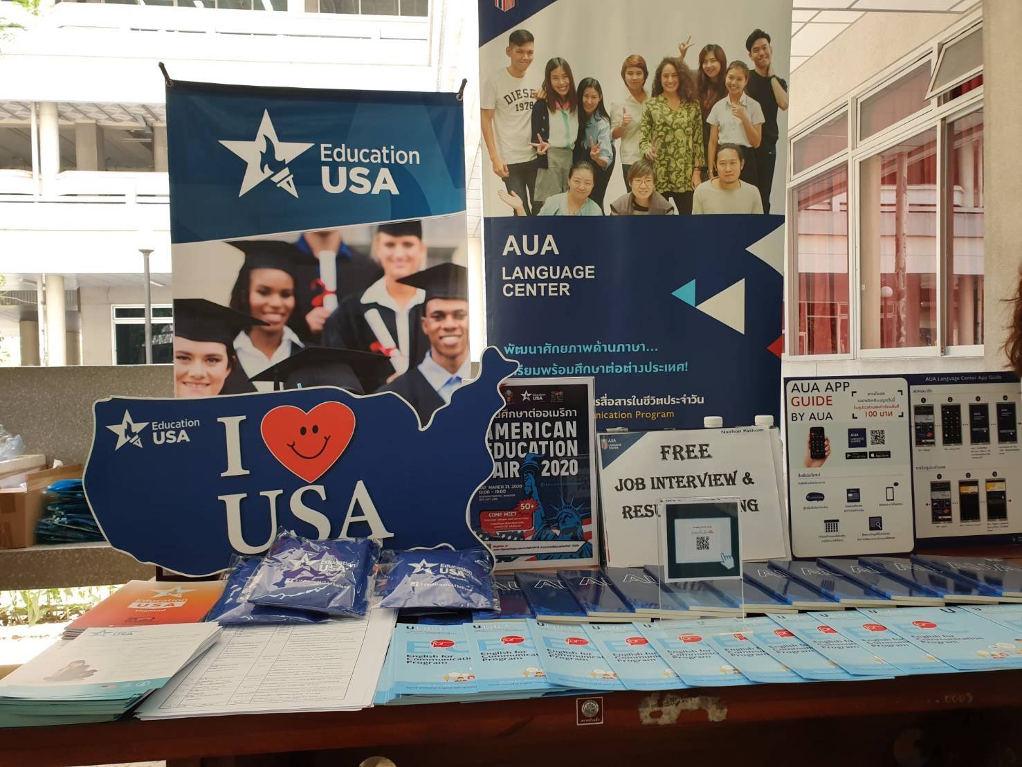 AUA Language Center, Nakornpathom ร่วมกับ EducationUSAThailand เข้าร่วมงาน JobFair2020 by job DB