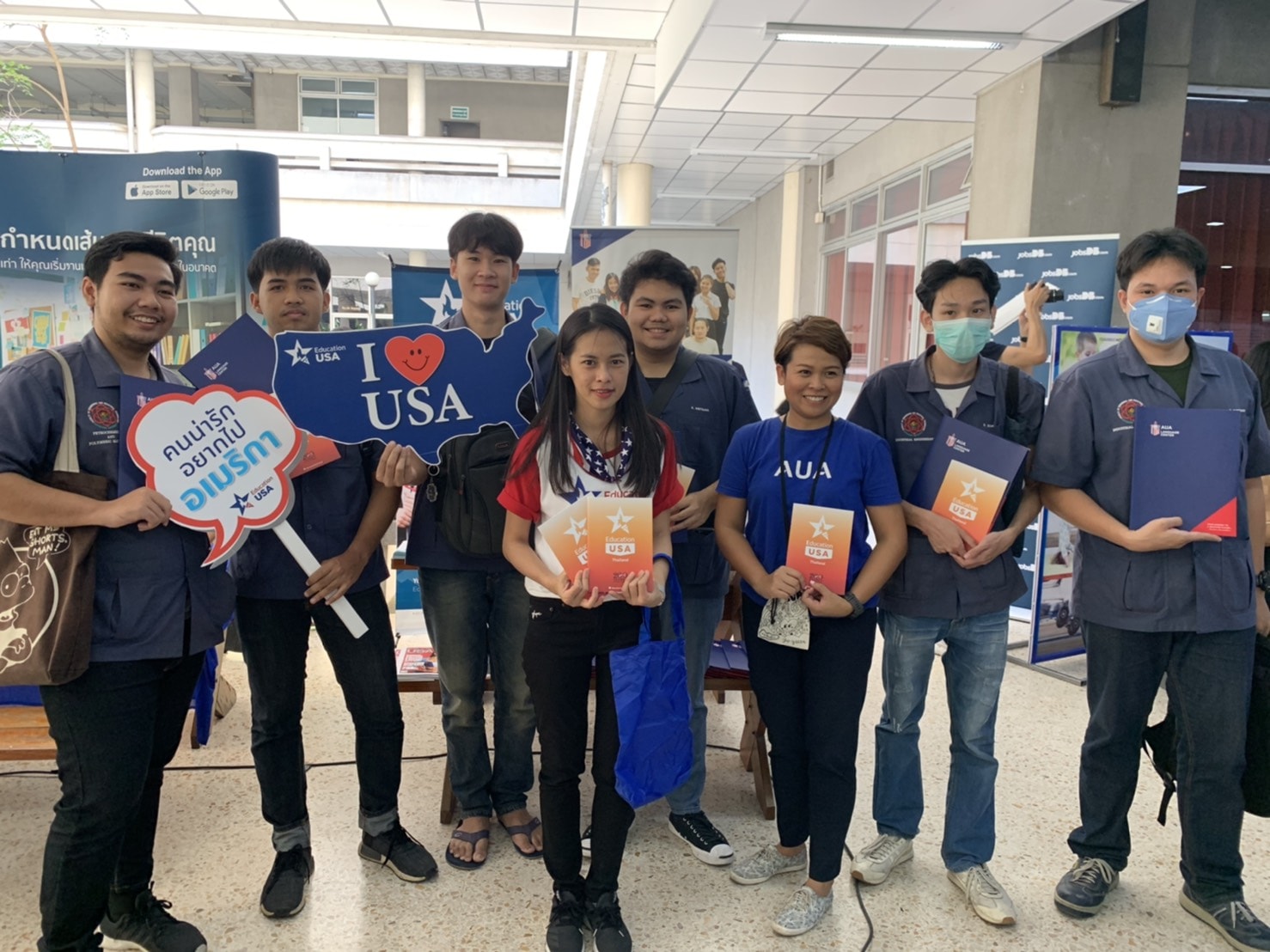 AUA Language Center, Nakornpathom ร่วมกับ EducationUSAThailand เข้าร่วมงาน JobFair2020 by job DB