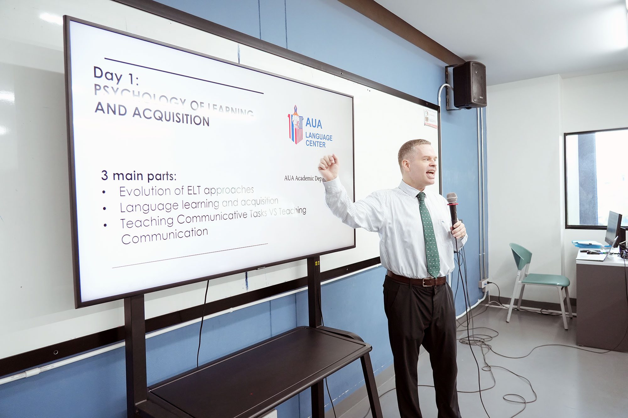 AUA Language Center ร่วมมือกับวิทยาลัยเทคโนโลยีภาคตะวันออก (E. Tech) จัดอบรมครูภาษาอังกฤษ เสริมทักษะวิชาชีพตามมาตรฐานสากล