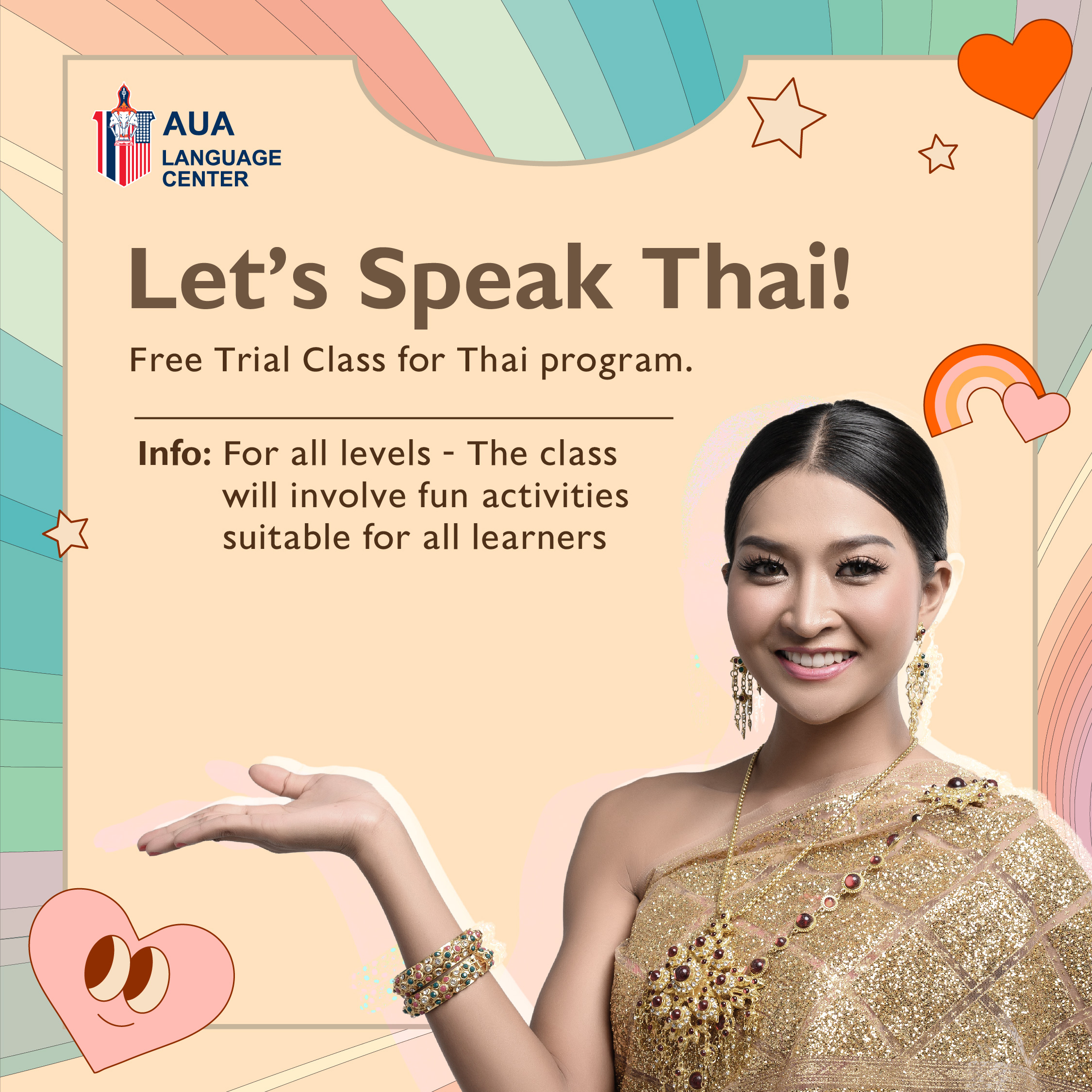 AUA – THAI PROGRAM – FREE TRIAL CLASS